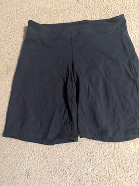 Athleta Black High-Rise Bike Shorts